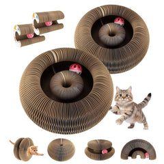 Jouet FATIRO Carton Orgue Magique pour chats, stimule le griffage et divertit.