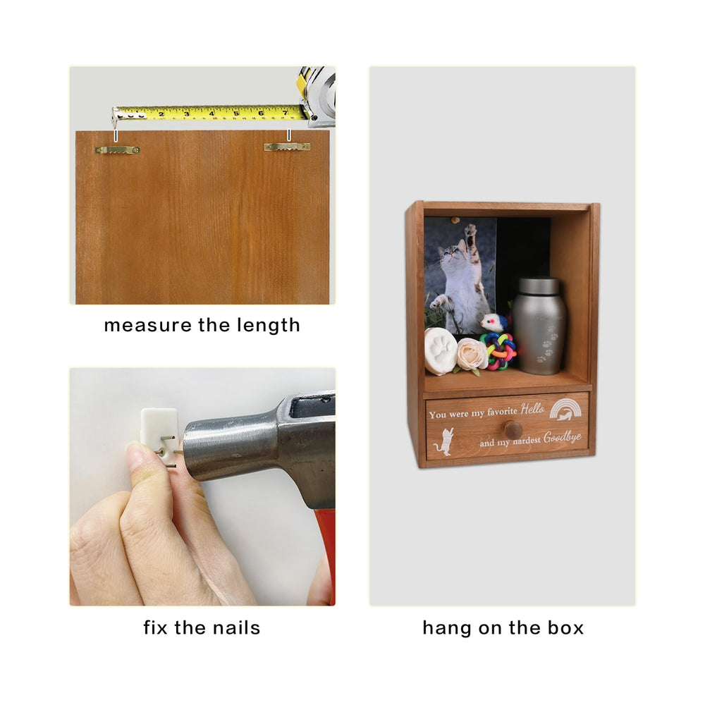 Favonuovy cadre mémoire accessoires-emballage : kit crochets et clous inclus pour l installation.