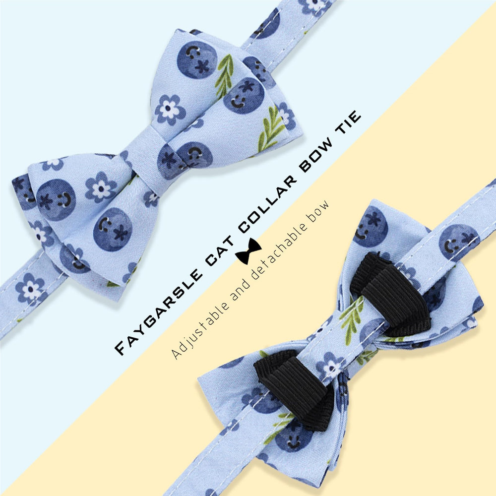 Motif myrtille et fleurs sur collier Faygarsle, look printanier charmant.