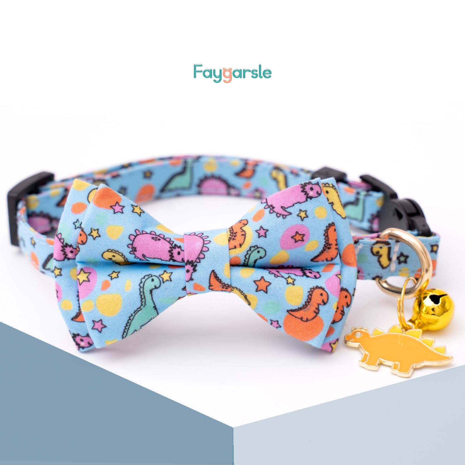 Faygarsle collier coton doux, confort durable pour chats.