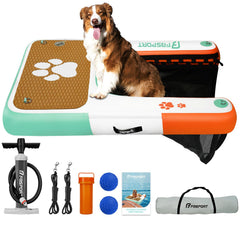 FBSPORT rampe chien-bateau-flottante pour un accès sûr et facile à l'eau