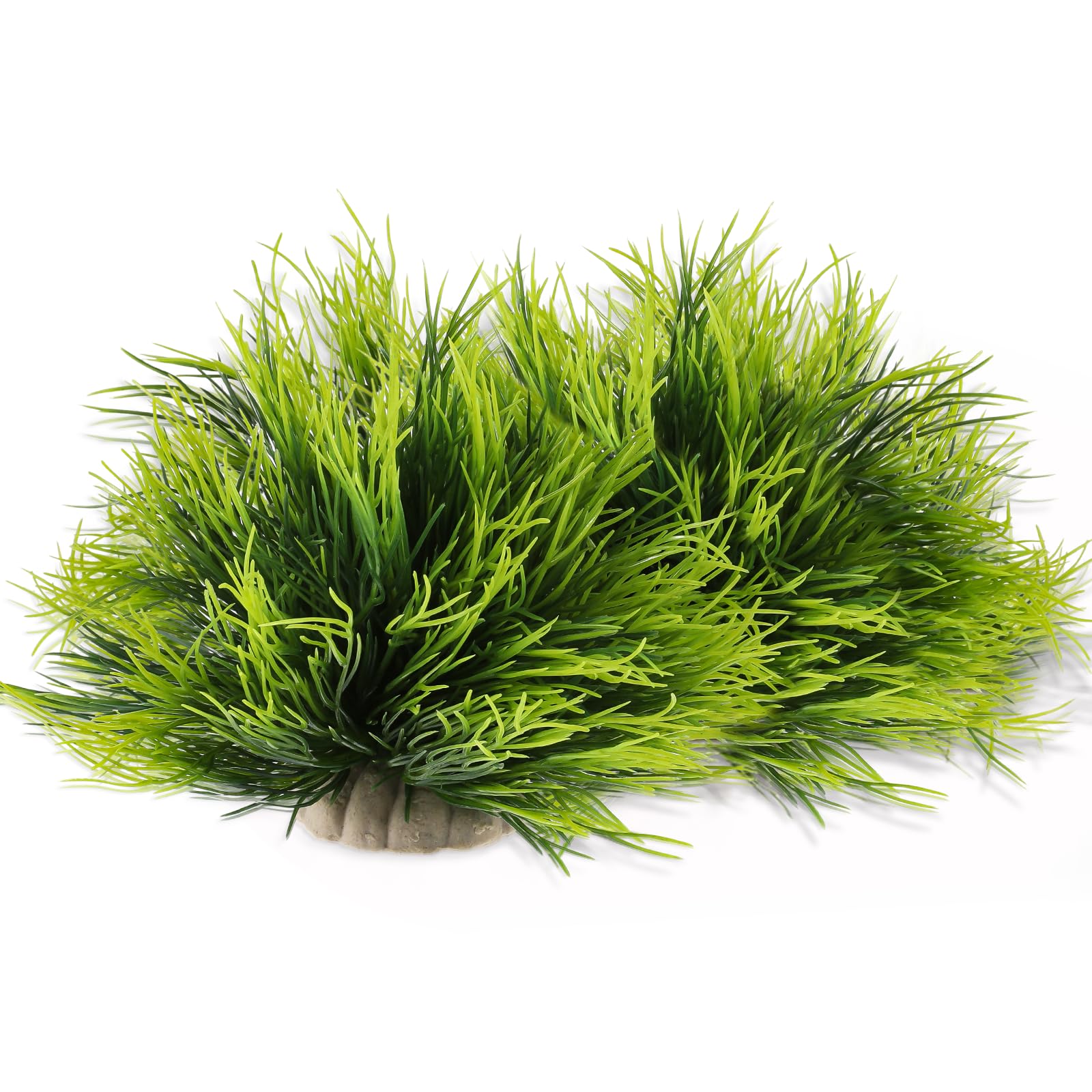FdcLixuvol plante aquarium verte, décor naturel durable pour le bac