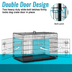 FDW cage chien 24 pouces diviseur amovible, espace séparé.