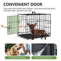 FDW cage chien base anti-fuites facile d’entretien