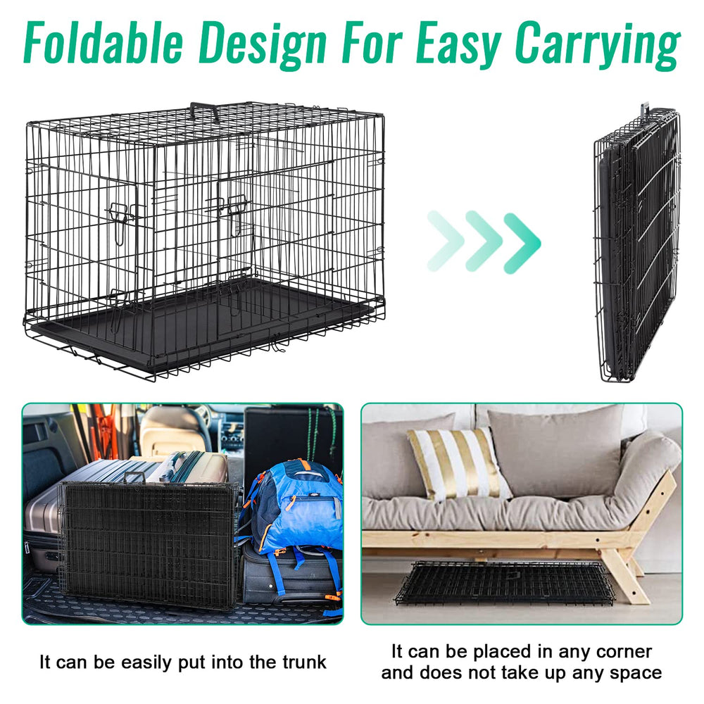 FDW cage grande 42 pouces, assemblage sans outils et rangement rapide