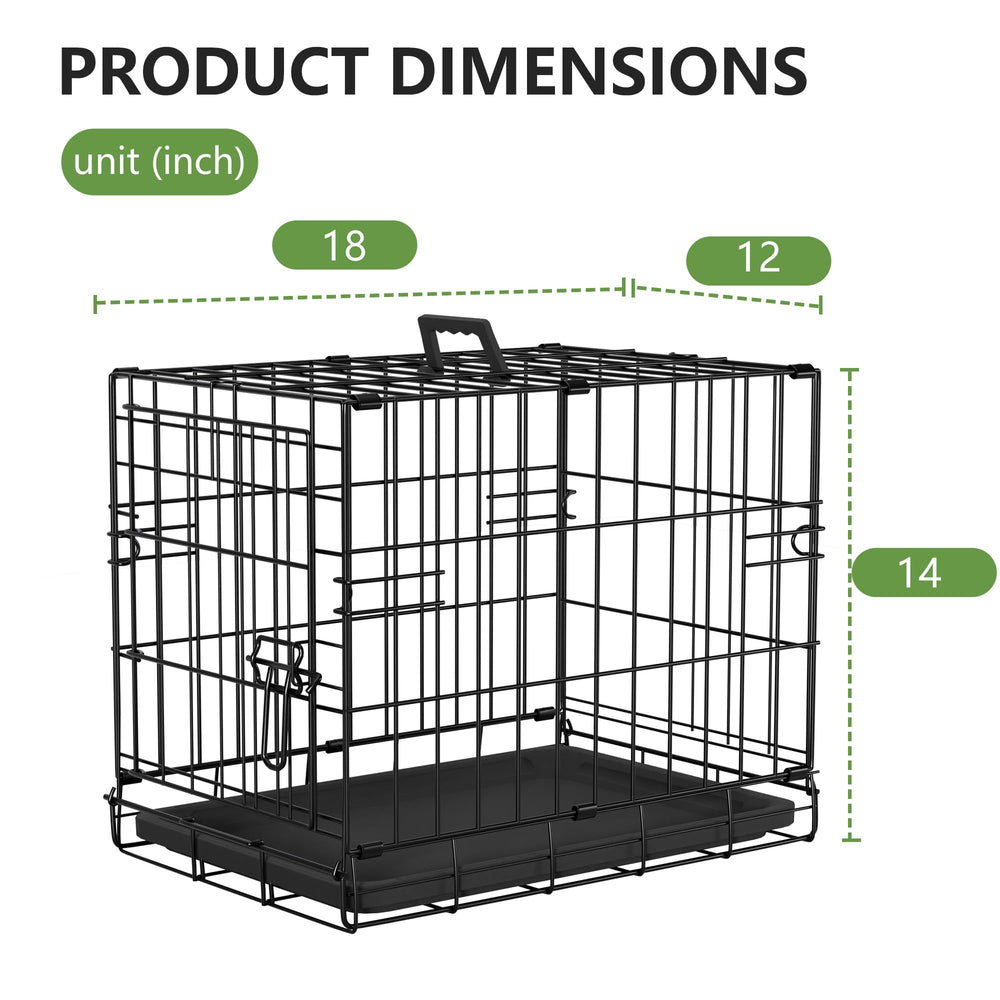 FDW cage chien pliage compact rangement facilité
