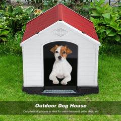 FDW Maison Chien avec ventilation double pour garder l'air frais.