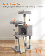 Feandrea Arbre Chat Rampe Griffes – escalade facile et jeu stimulant.