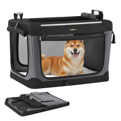 Feandrea cage-chien-repliable 30-pouces, rangement rapide et pratique.