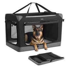 Feandrea cage chien pliable porte maille avant pour ventilation accrue