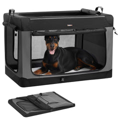 Feandrea cage chien pliante 48 pouces, espace spacieux pour le confort.