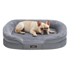 Feandrea lit-chien orthopedique mousse nid-dabeille pour un soutien ferme.