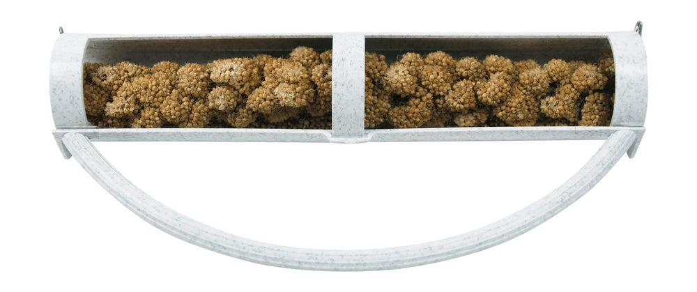 FeatherSmart Porte-millet horizontal avec verrou millet pour éviter les pertes.