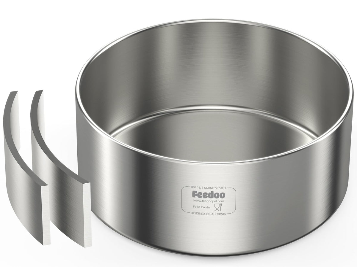 Bol Feedoo double paroi 2L, pour aliments ou eau, isolation efficace.