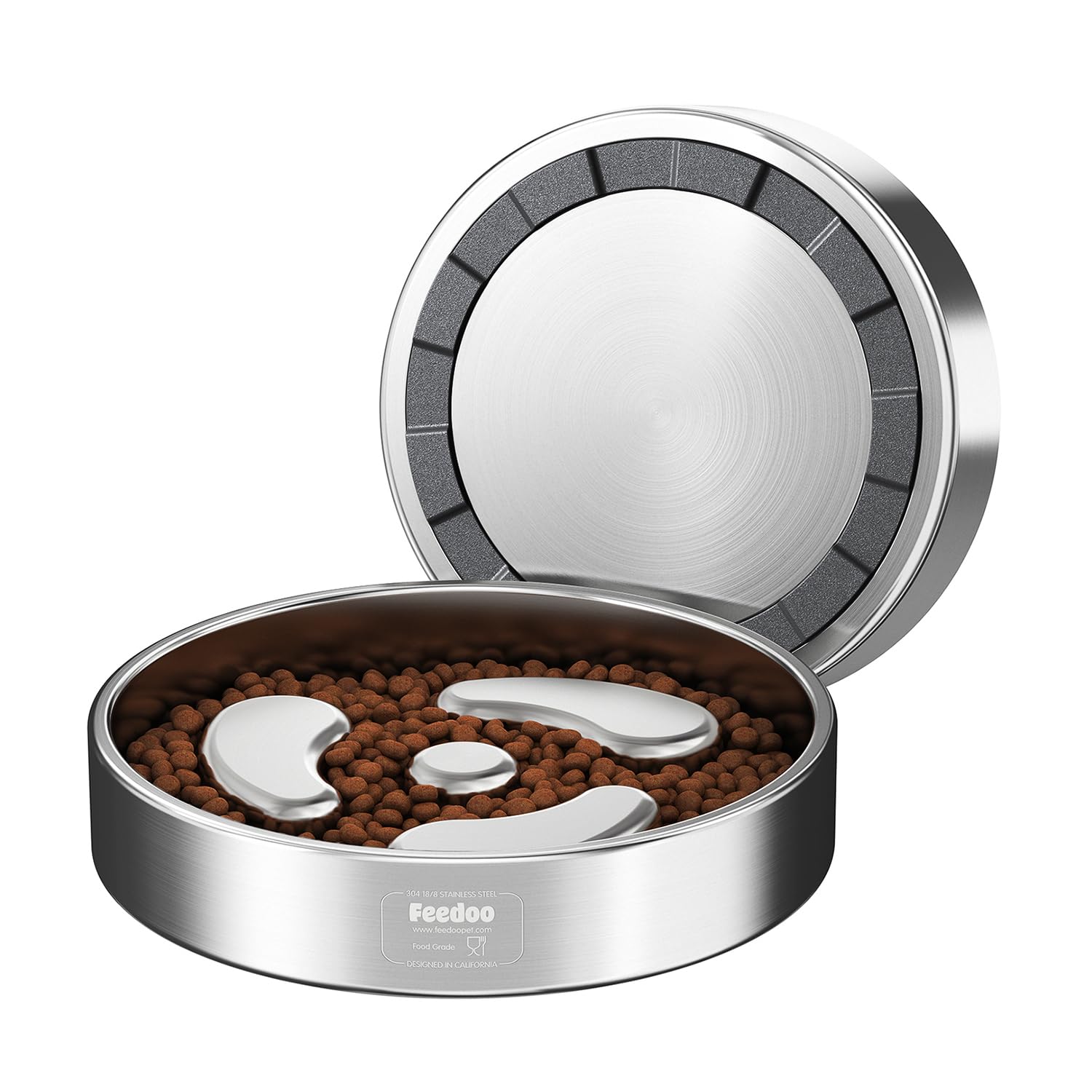 Feedoo bol ralentisseur pour petit chien, 1 tasse, idéal pour chiots actifs.