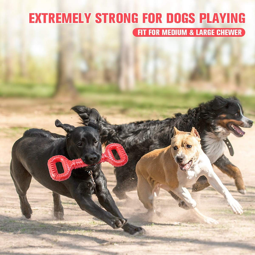 Feeko jouet grand chien, parfait pour jeux supervisés et exercices physiques.