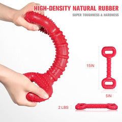 Feeko caoutchouc naturel, design durable, sûr pour sessions de mordillage prolongées.