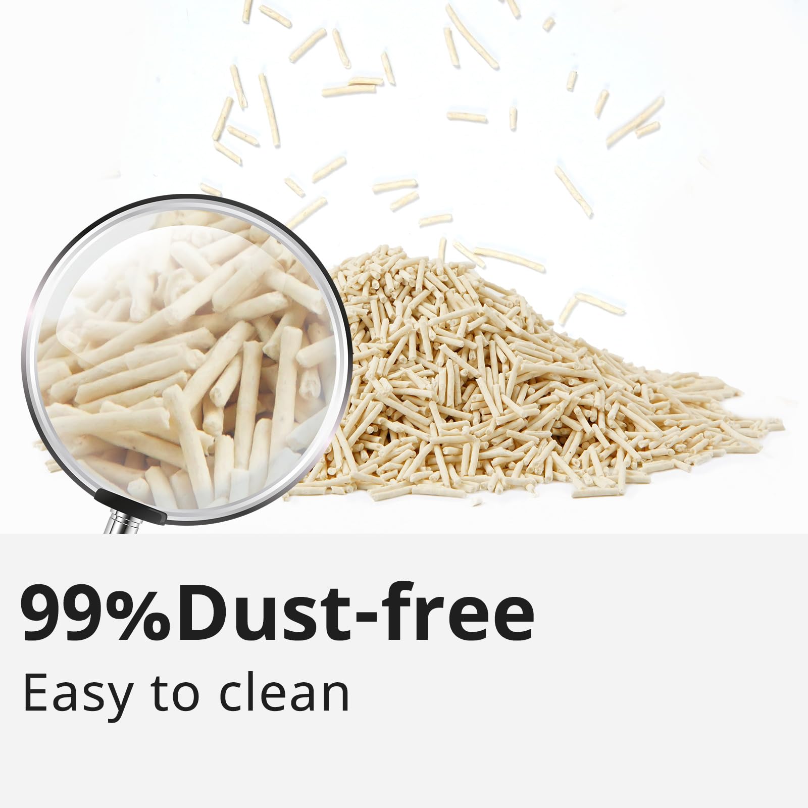 FEELING BEST Tofu Cat Litter flushable à l'eau — élimination pratique des déchets