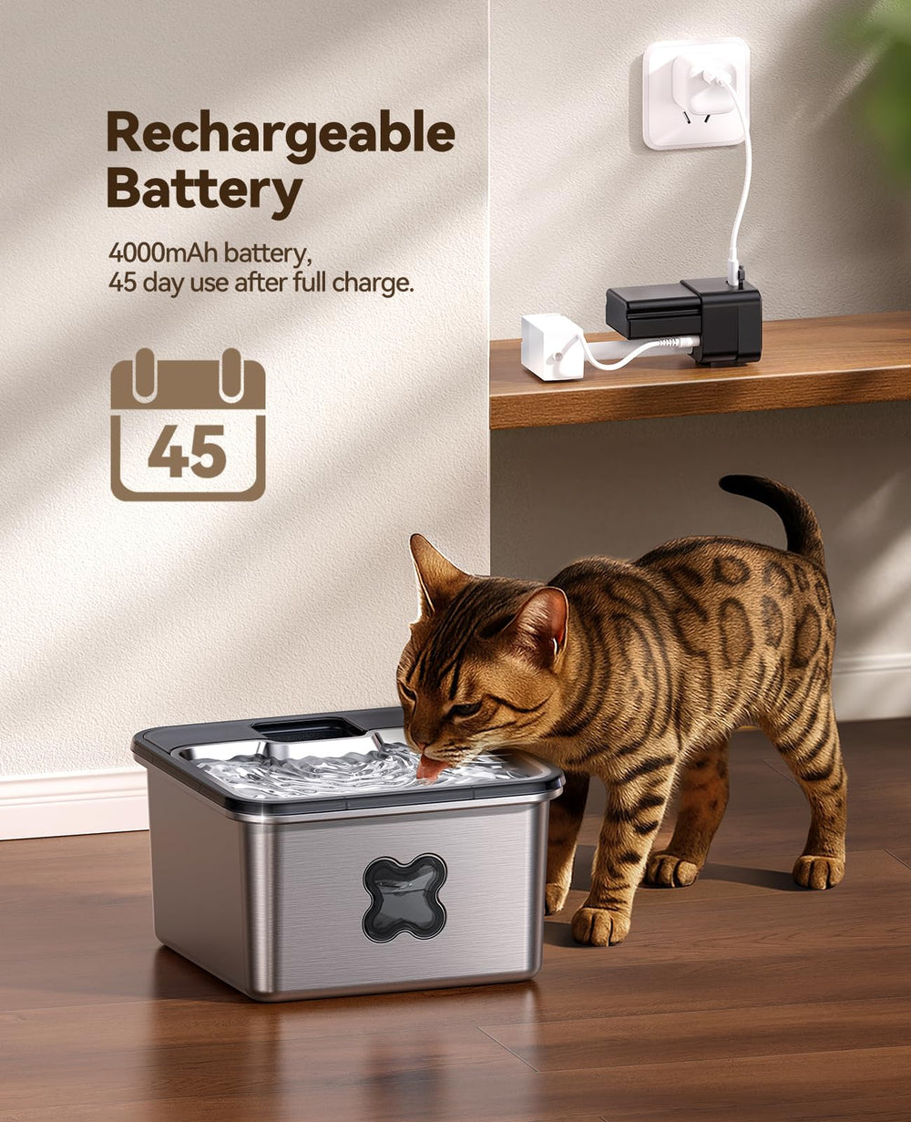 FEELNEEDY acier inox 304 solide : design durable et surface facile à nettoyer.