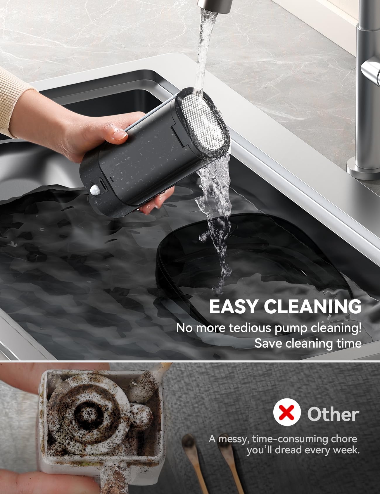 FEELNEEDY capteur mouvement 80cm active l’eau pour plus d’interaction avec le chat.