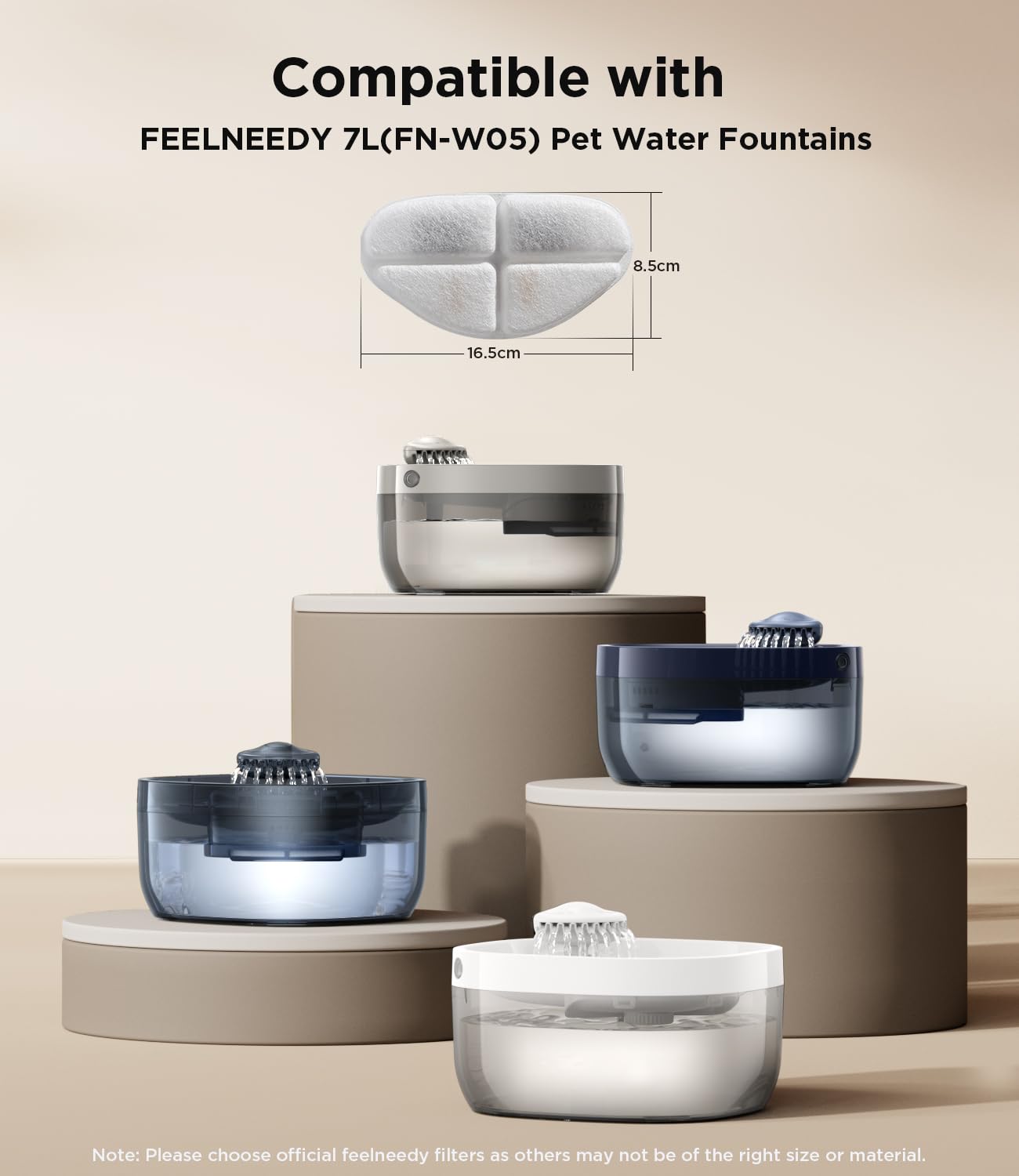 FEELNEEDY filtration à 4 couches – réduction des impuretés dans l’eau