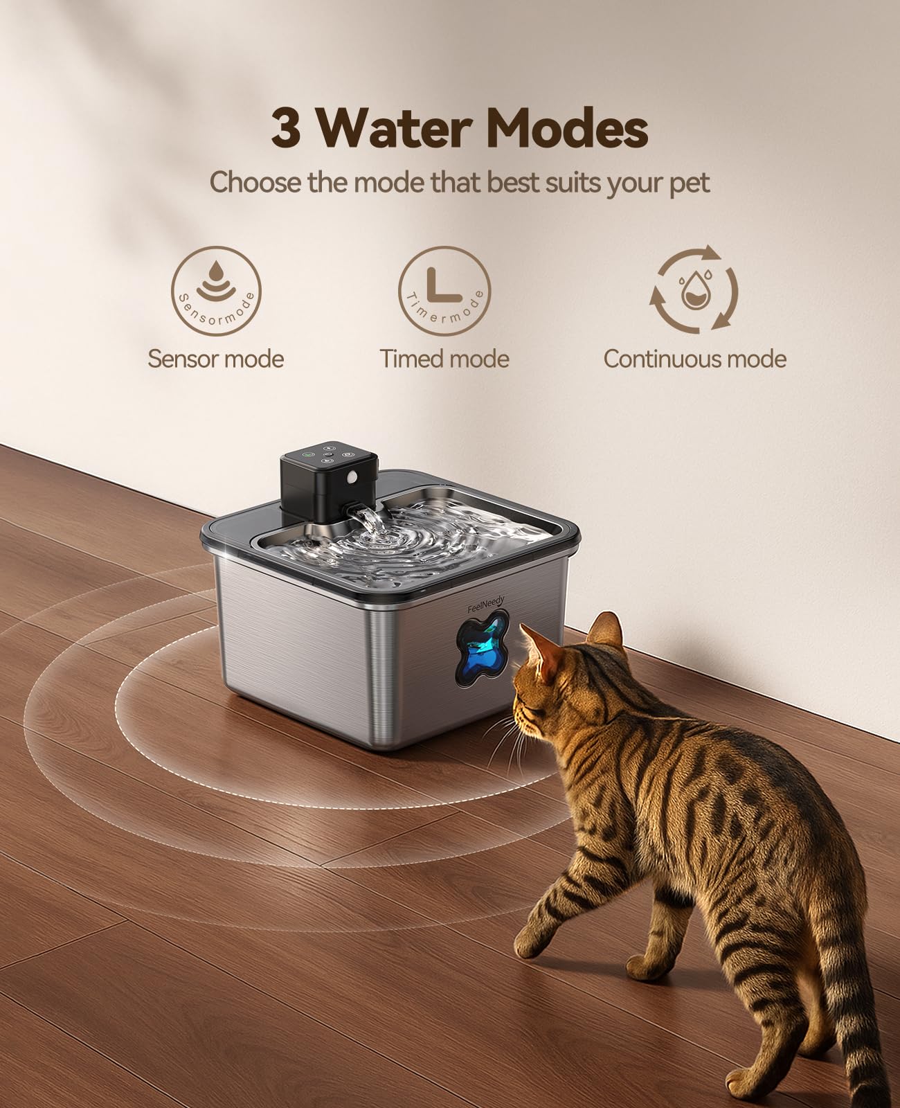 FEELNEEDY filtration multi-etapes : eau plus fraîche grâce à une filtration avancée.
