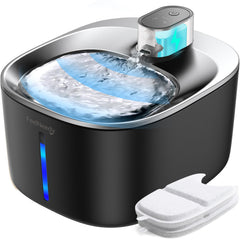 Fontaine FEELNEEDY sans fil pour chats, autonomie pratique.