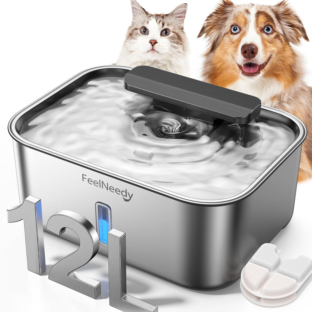 Fontaine FEELNEEDY 12L pour chien — grande capacité pratique.