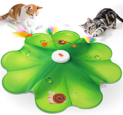 FEELNEEDY jouet chat rechargeable avec LED rouge pour stimulations visuelles et activité physique.