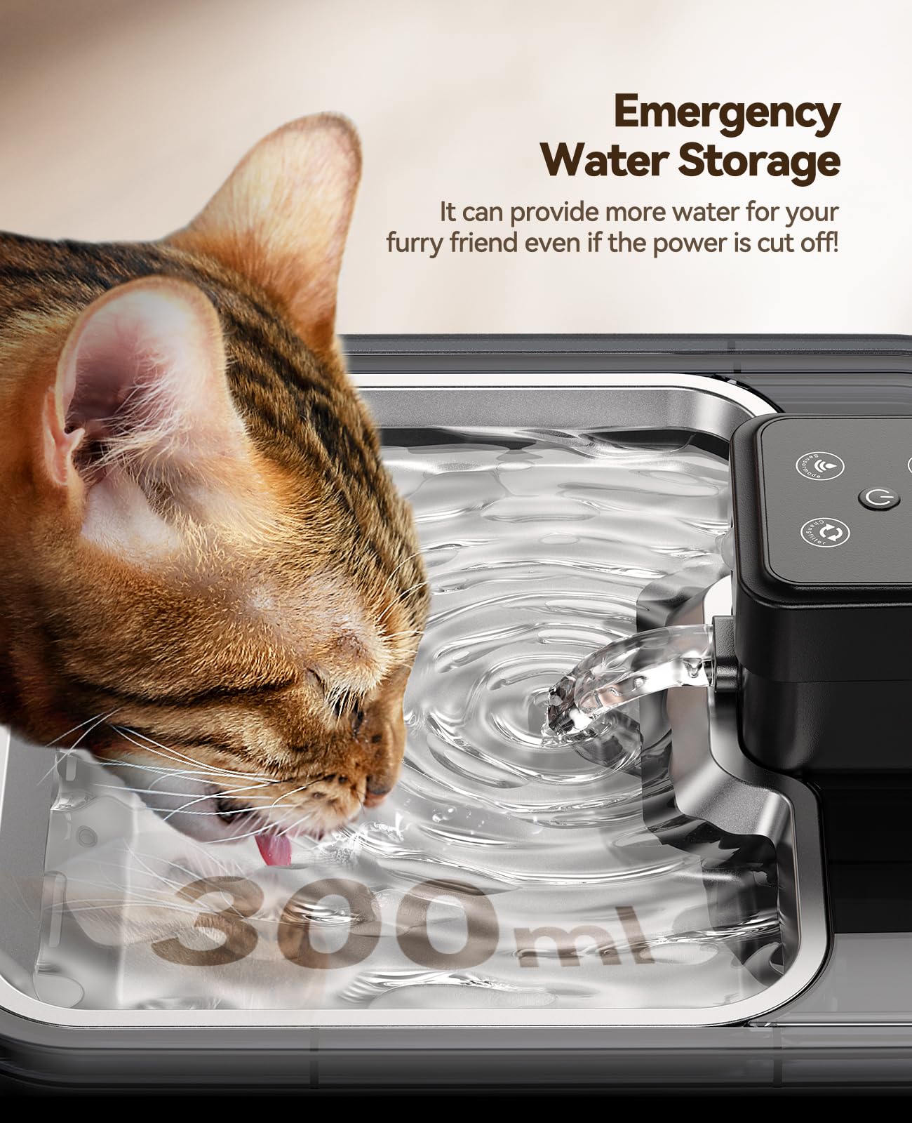 FEELNEEDY Usage pratique pour une hydratation agréable chez les chats.