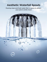 Cuve transparente FEELNEEDY permettant de vérifier le niveau d'eau.