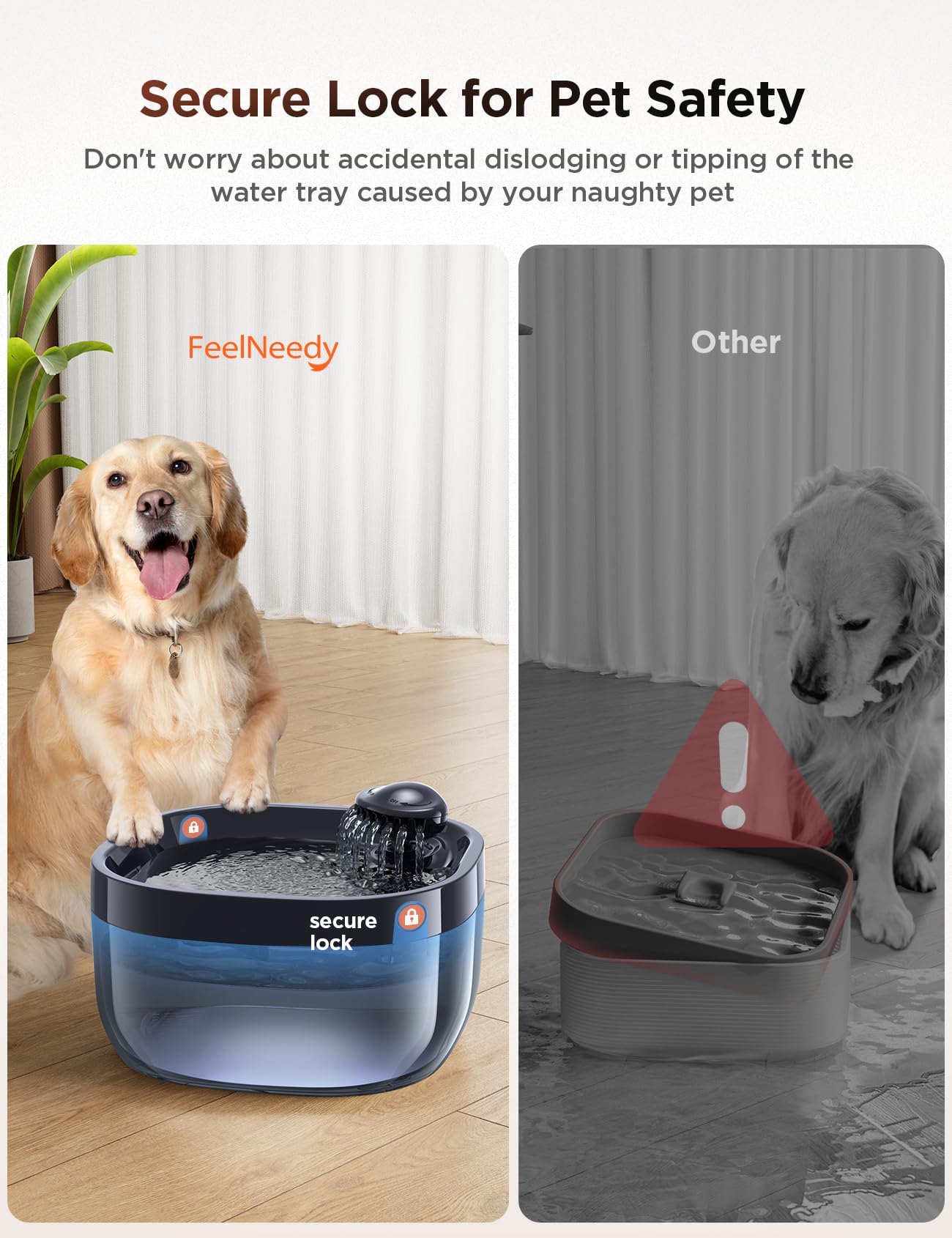 Filtration en 4 étapes FEELNEEDY avec charbon coco et résine.