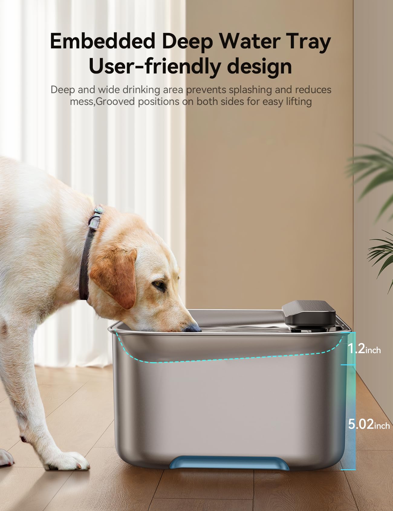 FEELNEEDY flux-tourbillonnant attire les animaux et favorise l'hydratation