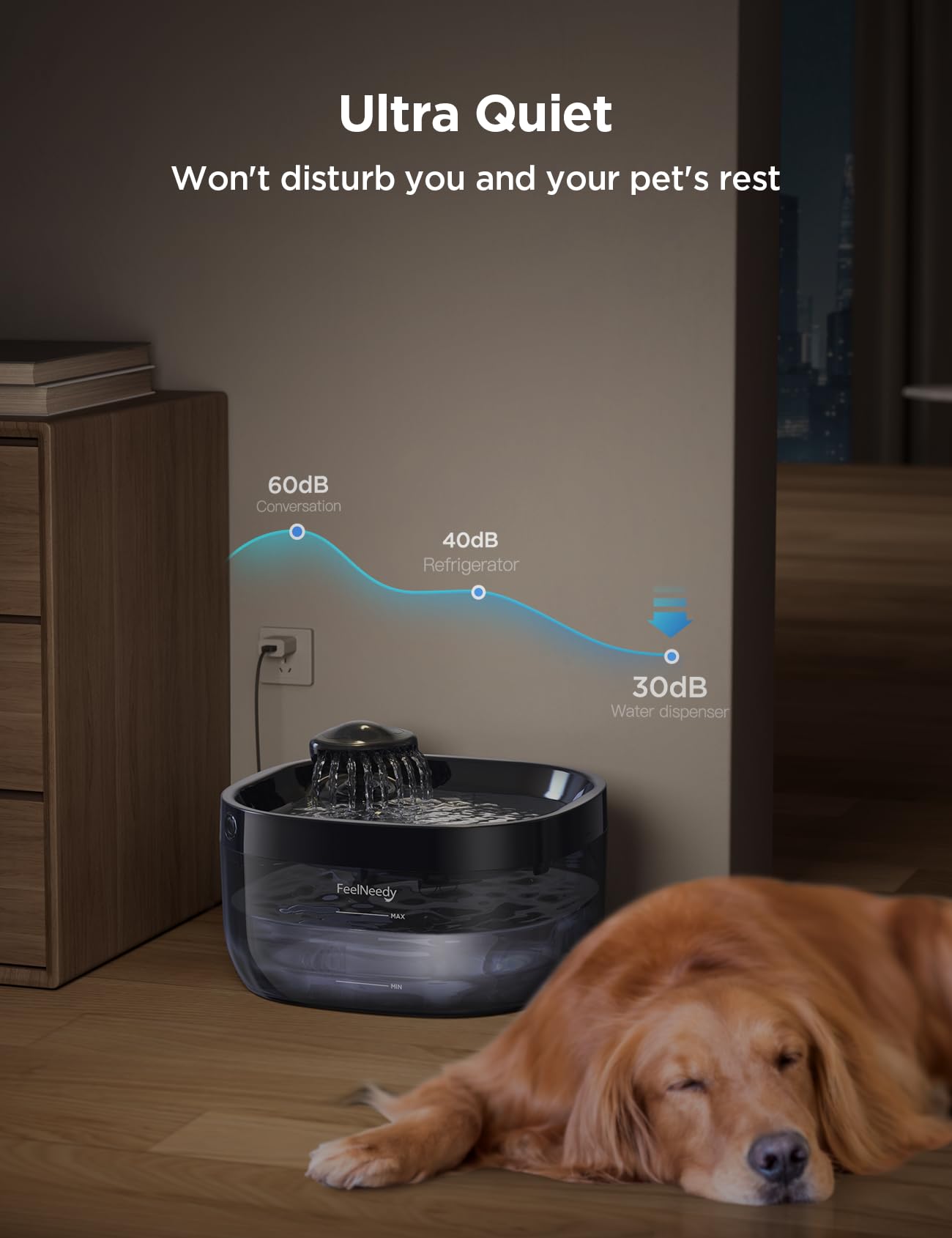 Utilisation multi-animaux FEELNEEDY pratique pour chiens et chats.