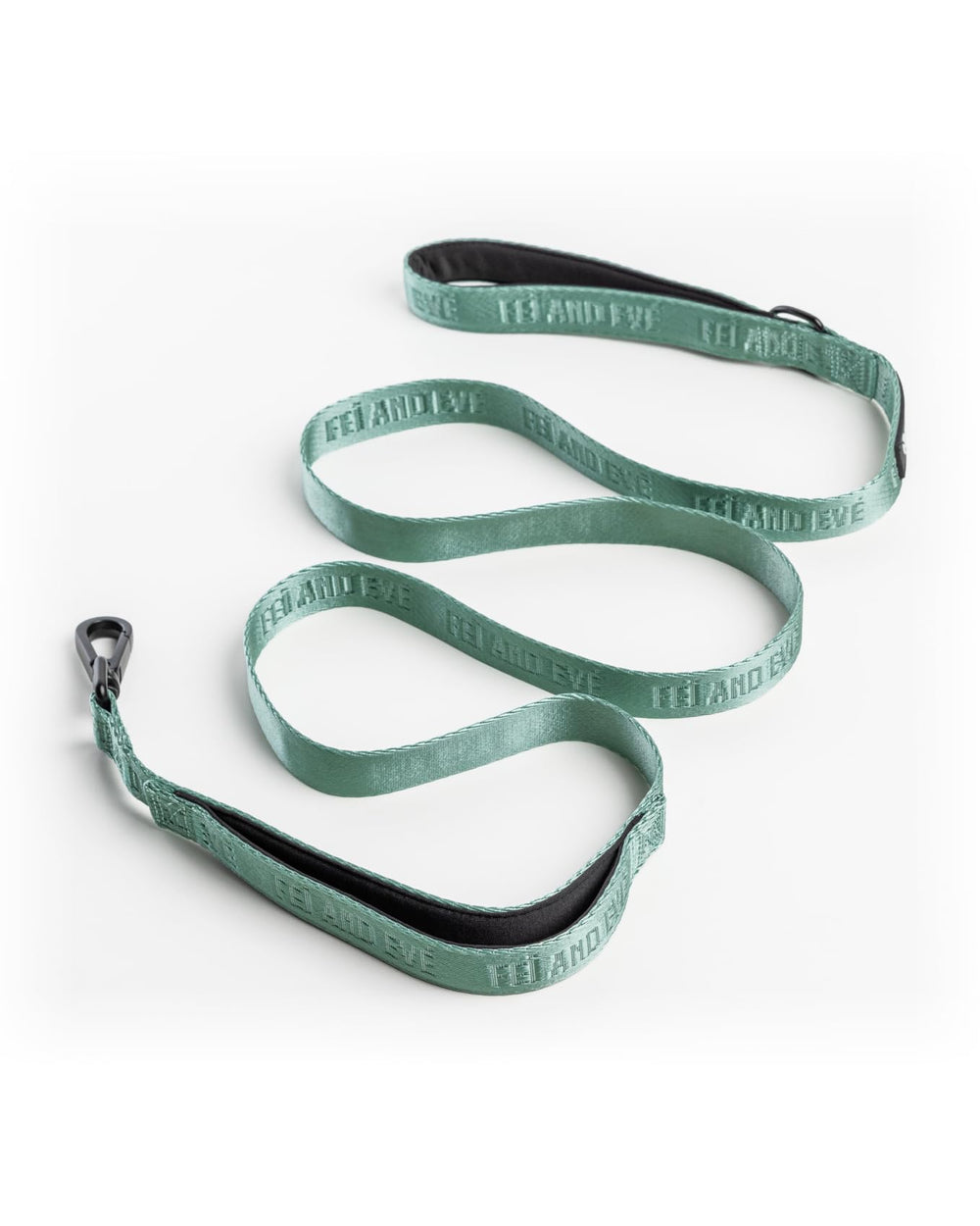 Laisse Fei et Eve Classic 4 pieds verte idéale pour promenades urbaines.