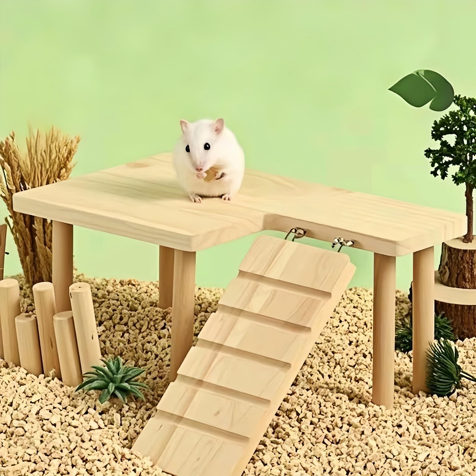 Feiena plateforme hamster espace de jeu et repos stimulant.