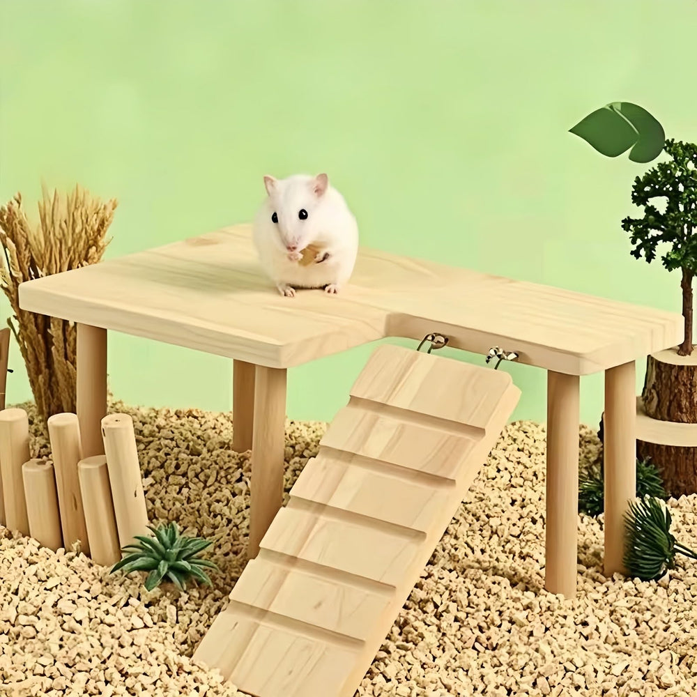 Feiena plateforme hamster espace de jeu et repos stimulant.