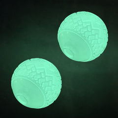 Balle lumineuse Feixun pour chien, parfaite pour les jeux nocturnes et la visibilité à distance.