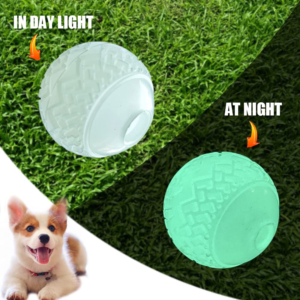 Balle lumineuse Feixun, 2,5 pouces idéale pour le jeu de poursuite.