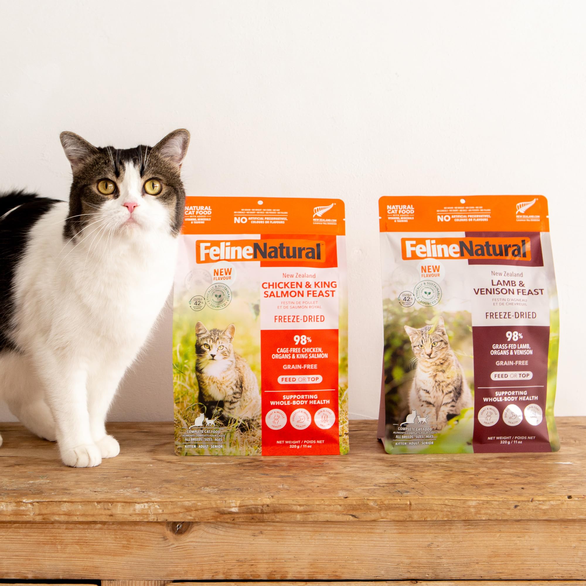 Réhydratation facile de Feline Natural pour une texture douce