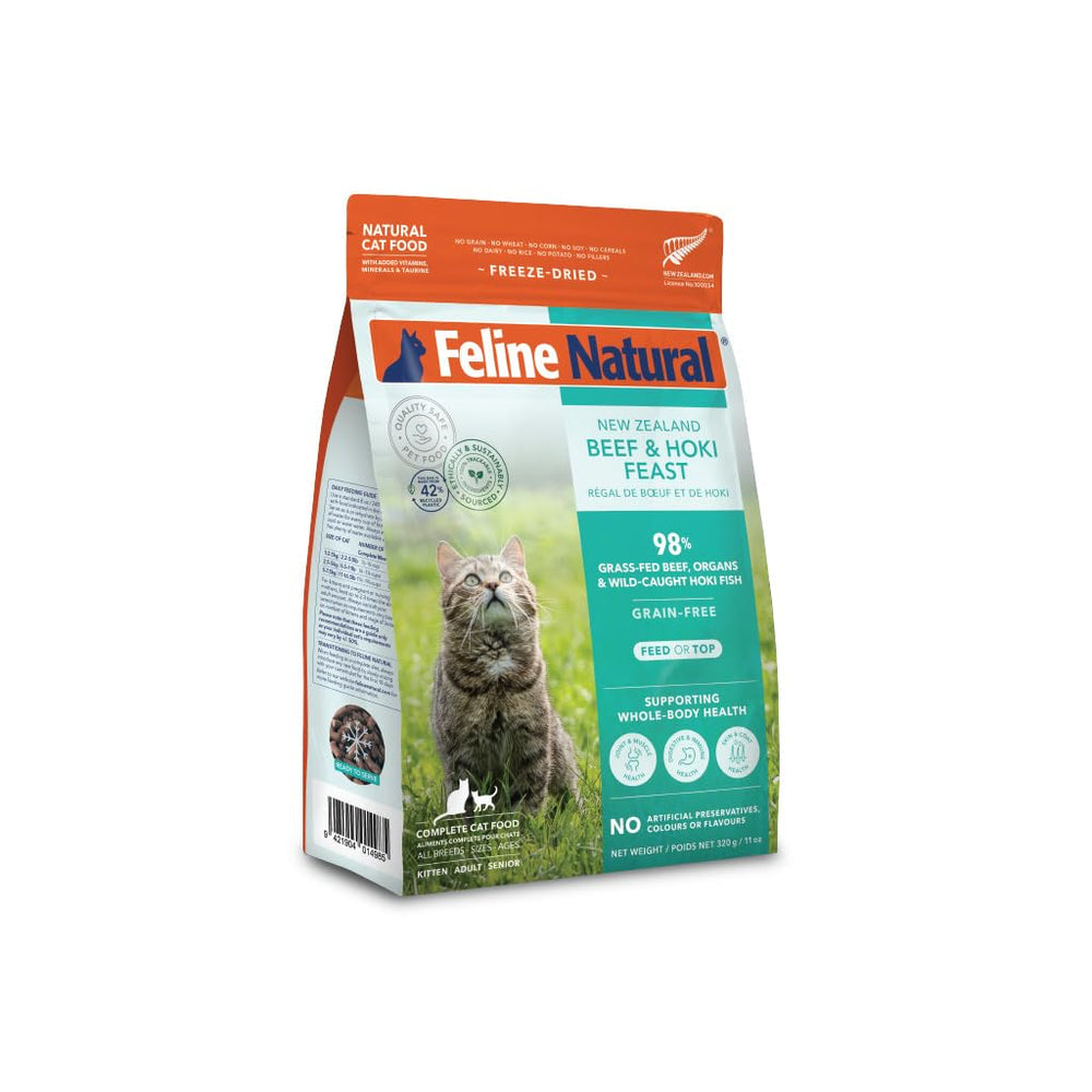 Feline Natural sécurité alimentaire NZ: procédé strict et traçabilité pour chaque lot.