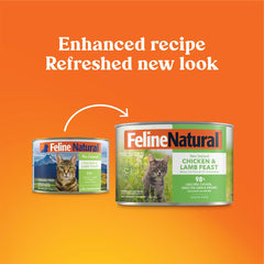 Feline Natural viande réelle et organes, source d'énergie naturelle.