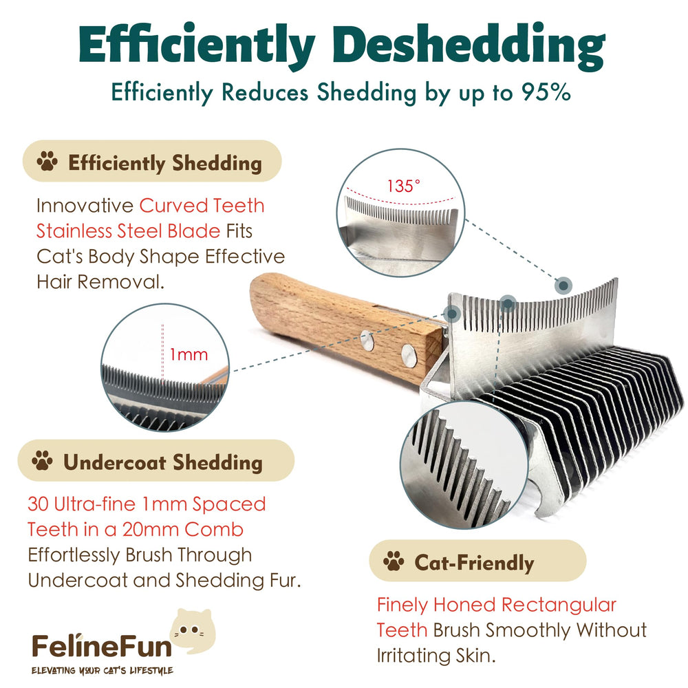 Manche bois anti-derapant Felinfun: prise stable pour un brossage confortable.