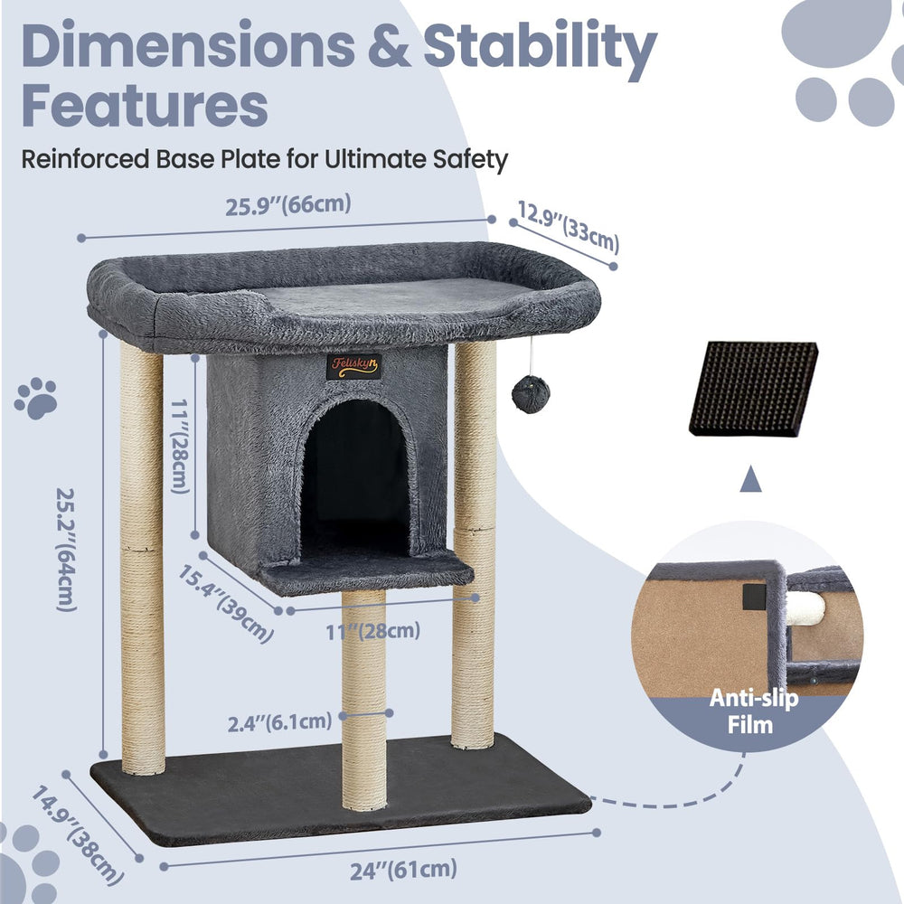 Feliskyn Arbre chat nid-confort – espace privé pour la sieste.