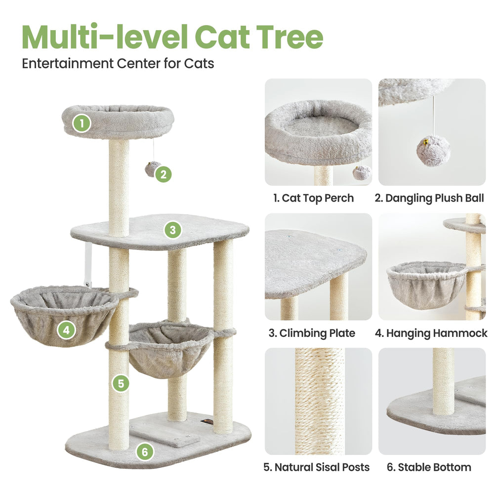 Feliskyn piliers sisal griffes naturelles affûtage sain pour chats actifs