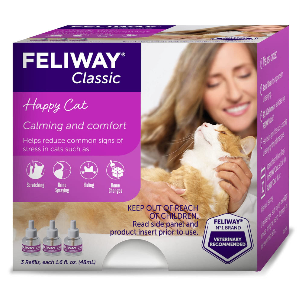 FELIWAY Classic flacon 48 ml unique pour favoriser le calme chez les chats.