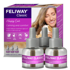 FELIWAY Classic remplissages 48 ml trio pour diffuser des messages rassurants.