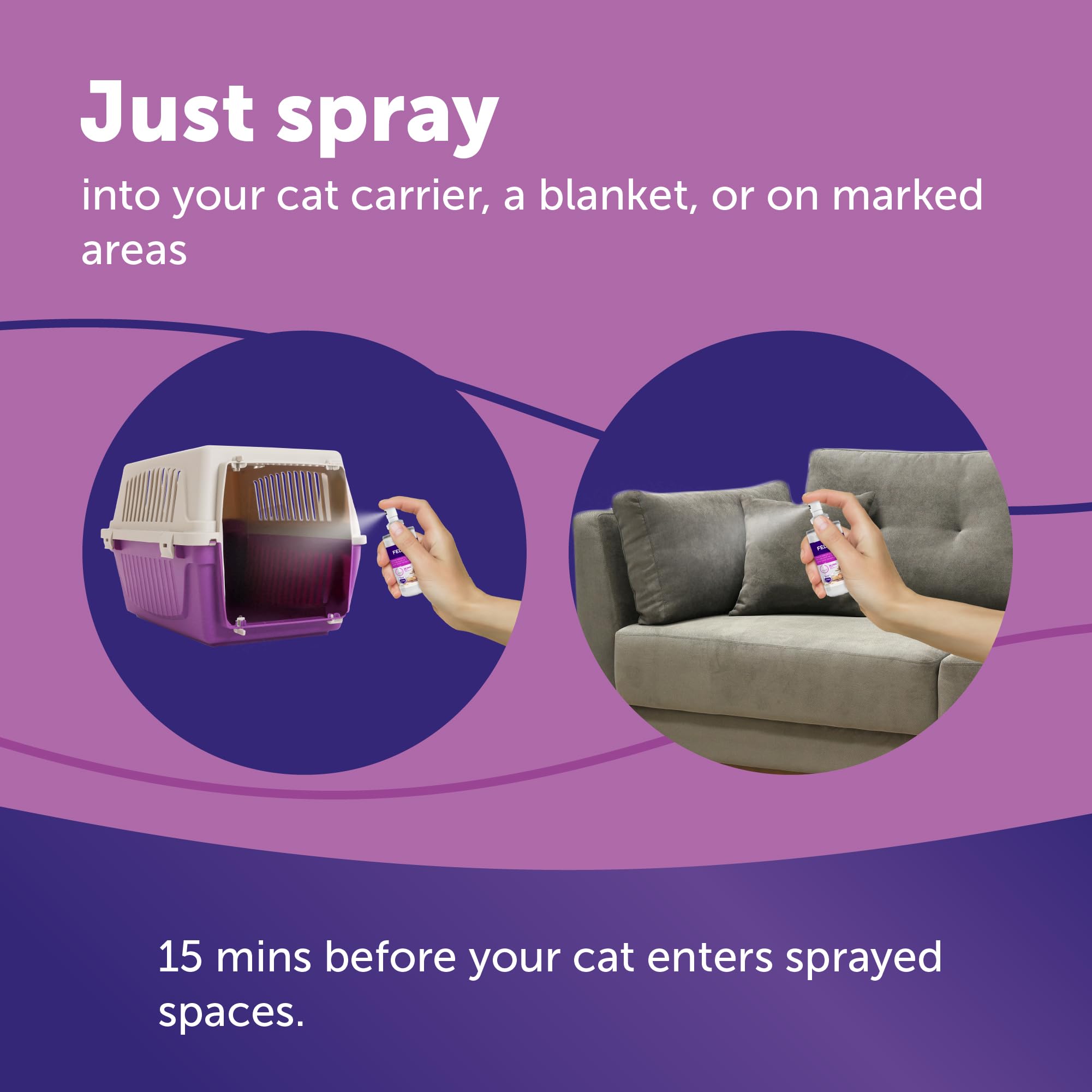 FELIWAY Classic Spray recommandé par les vétérinaires, confiance et simplicité.