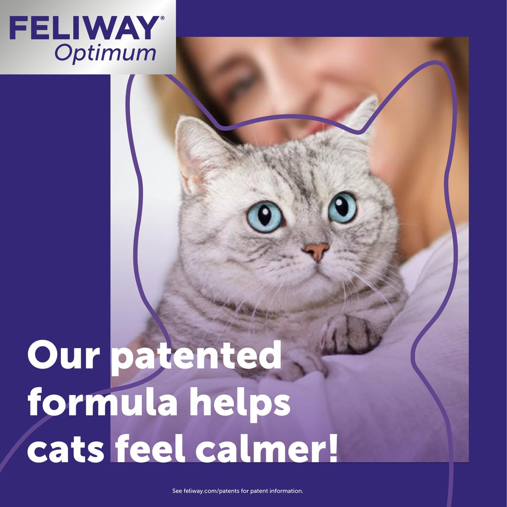 FELIWAY Optimum — emballage-remplissage: pratique et sûr pour le recours régulier.