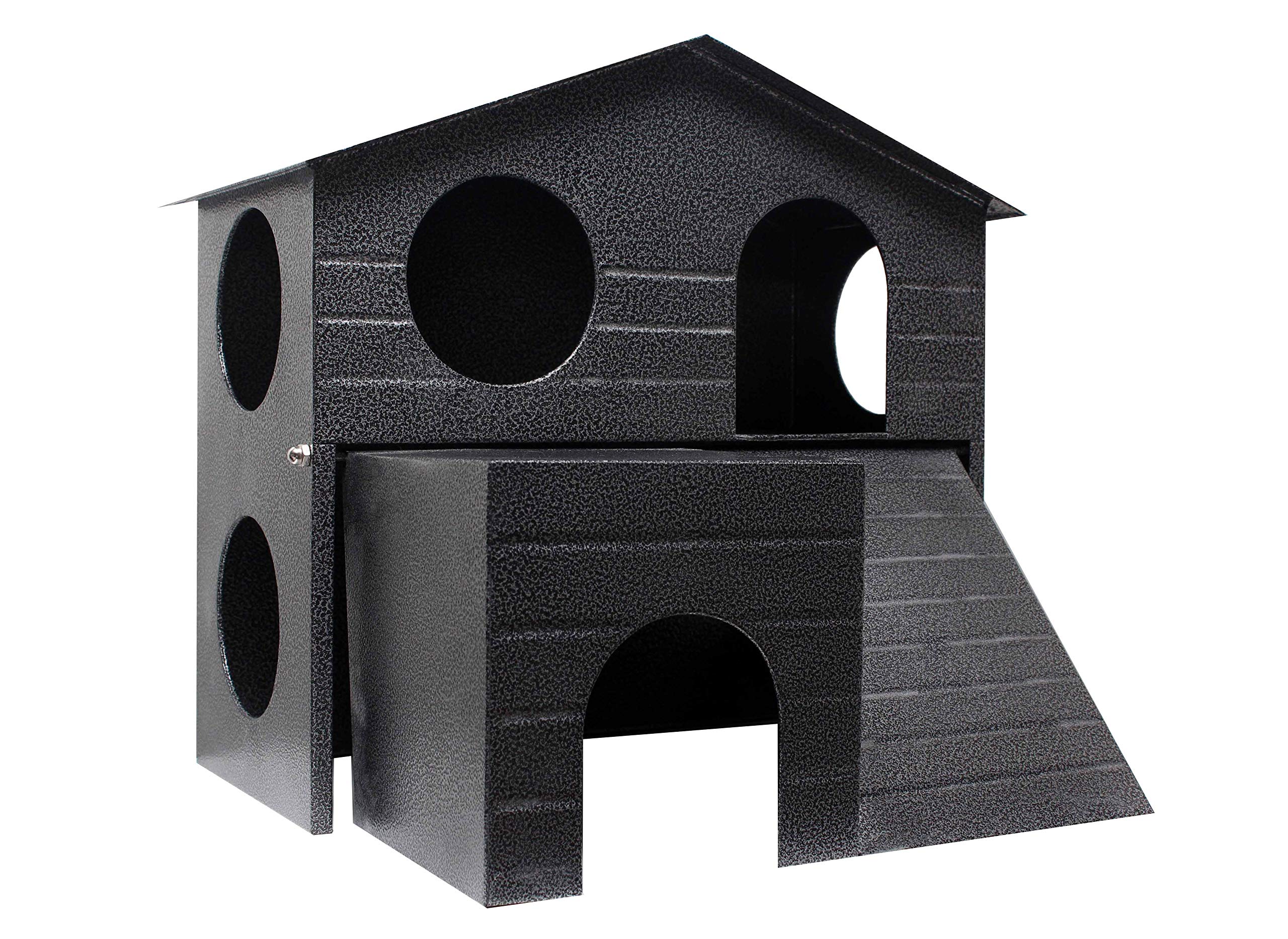 SafeHaven XL refuge extérieur en métal, durable et sûr pour petits animaux